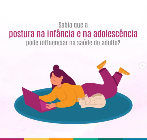 Ícone do tratamento de Sabia que a postura na infância e adolescência pode influenciar a saúde do adulto?